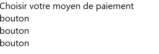 Rendu textuel non valide